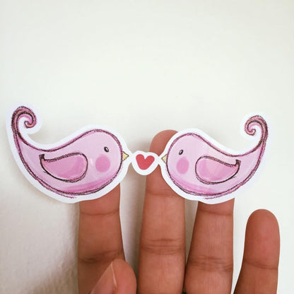 Deco wall stickers | Flowers Birds Clouds Bear Fox