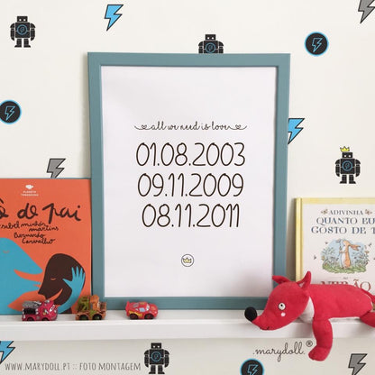 Deco wall stickers | Flowers Birds Clouds Bear Fox