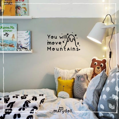 Vinil de parede | move Mountains