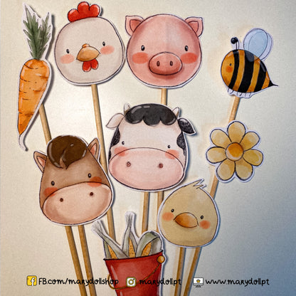 Kit Festa | Animais da Quinta