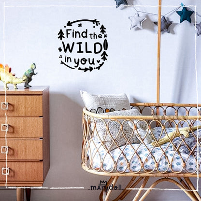 Vinil de parede | the Wild in you
