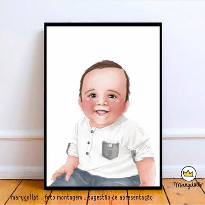 Retrato ilustrado | FRENTE