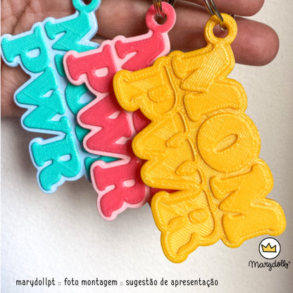 MOM PWR| Porta-Chaves