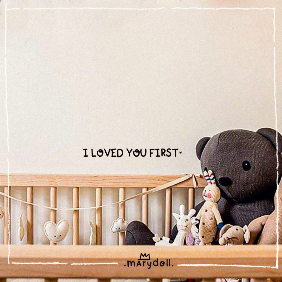 Wall vinyl | loved you first