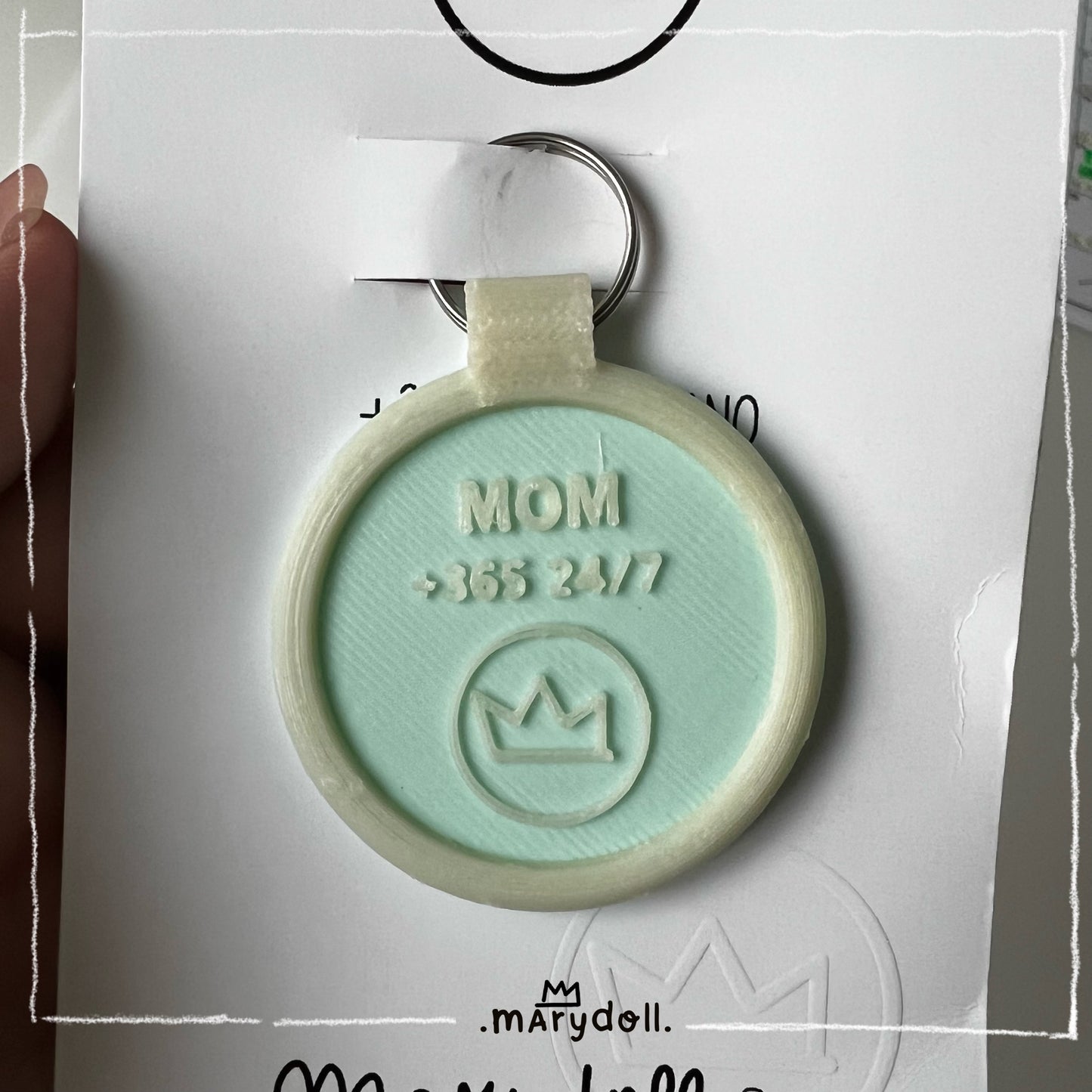 MOM PWR | +365 24/7 Key Ring