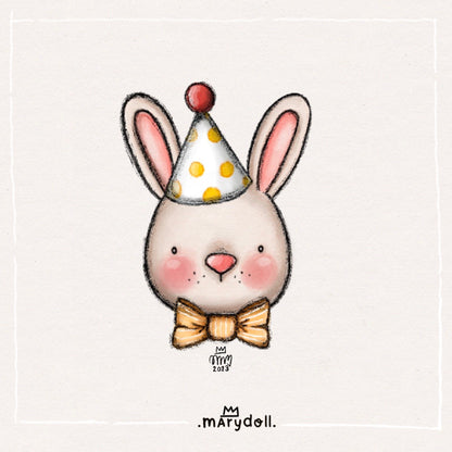 Ilustração em quadro | Coelho