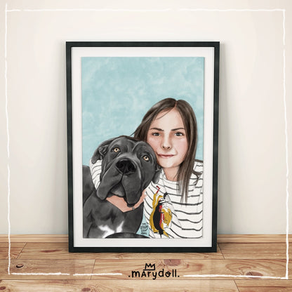 Retrato ilustrado | FRENTE