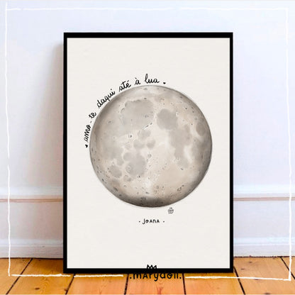 to the moon | Print