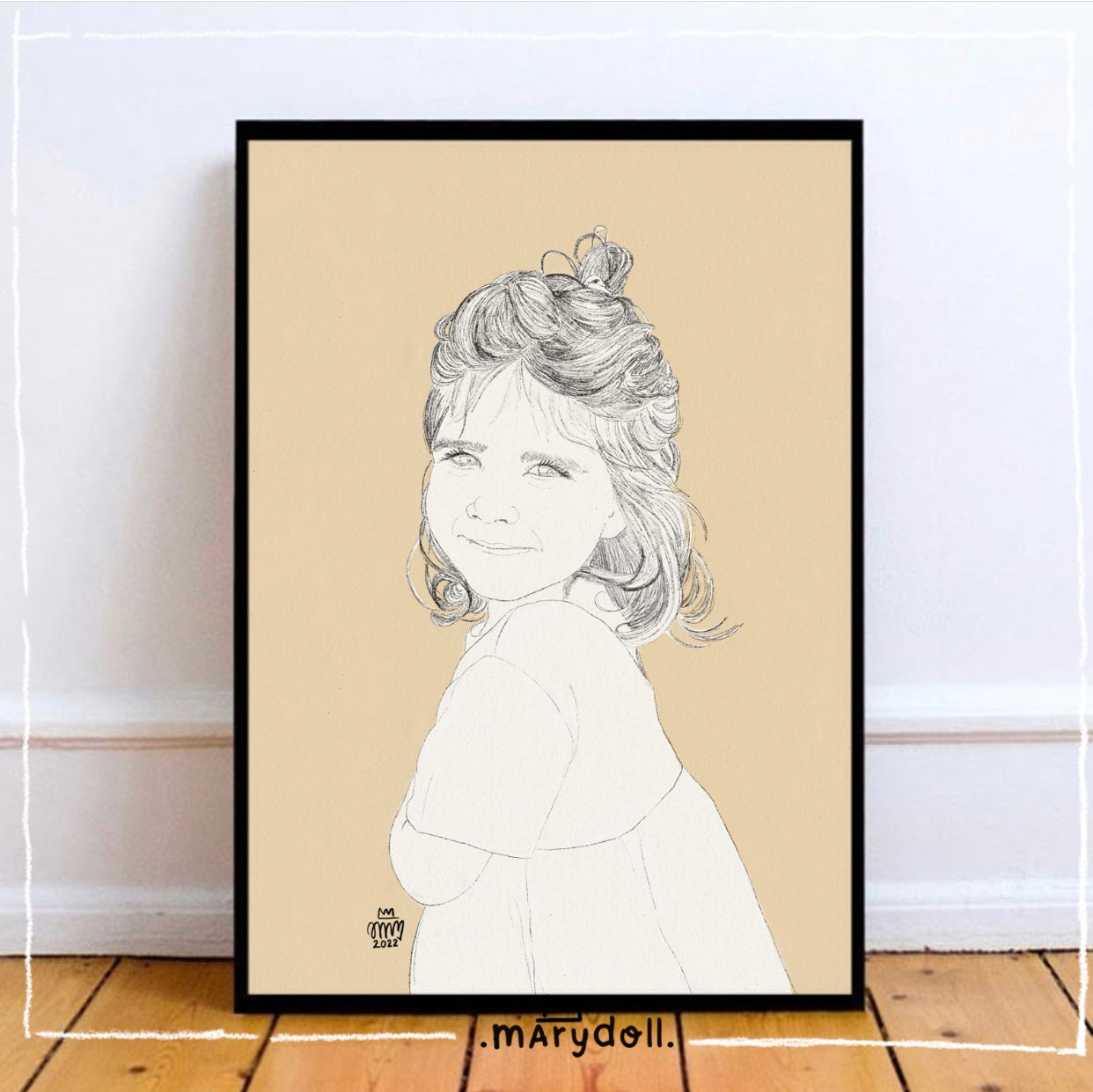 Illustrated portrait | Simple