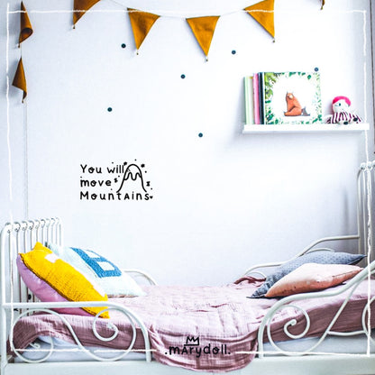 Vinil de parede | move Mountains