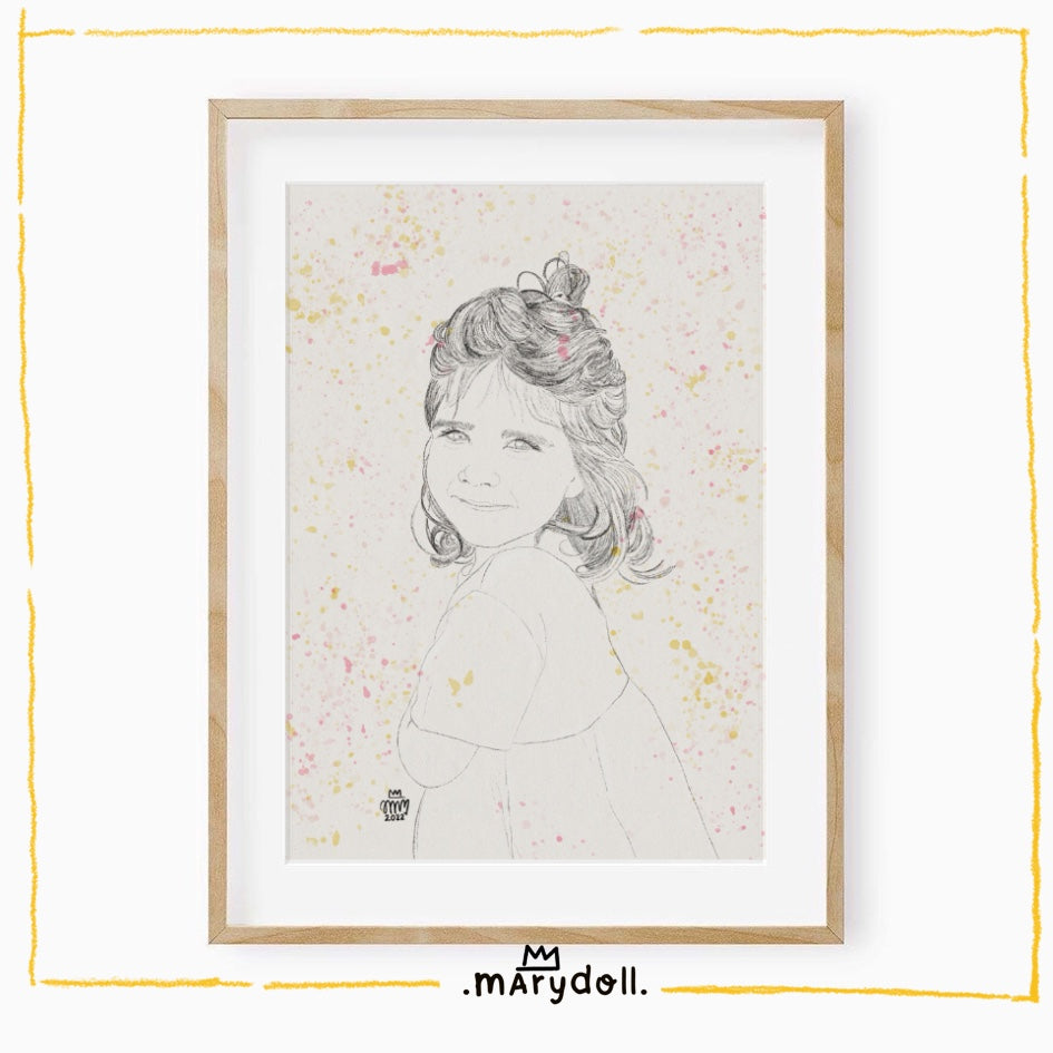 Illustrated portrait | Simple