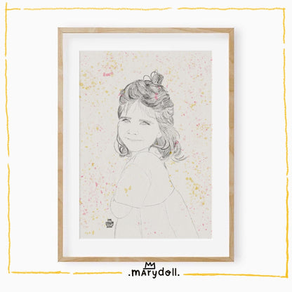 Retrato ilustrado | Simples